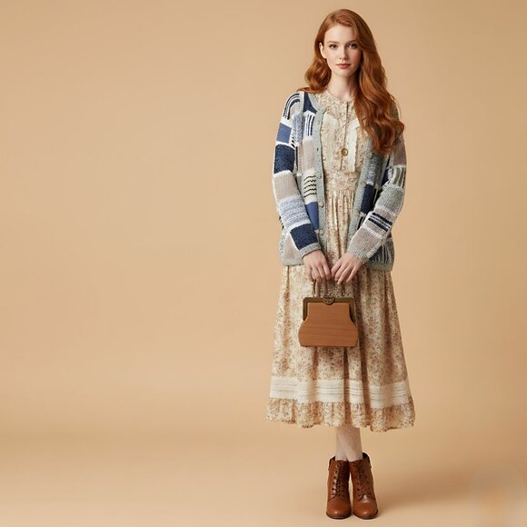 Talbots Sweaters - Vintage Talbots Womens Medium Chunky Colorful Button Cardigan